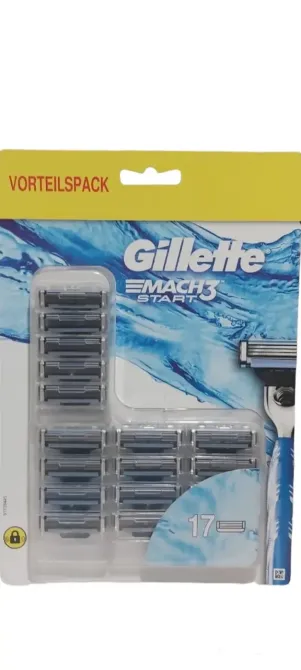 Касети для гоління Gillette Mach 3, 17шт. оригінал Львів - фото 1