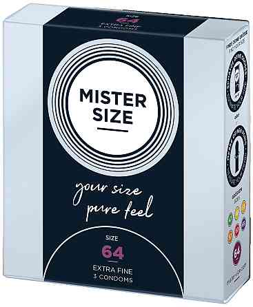 Презервативы Mister Size 64 mm (3шт) Sex Aura Киев