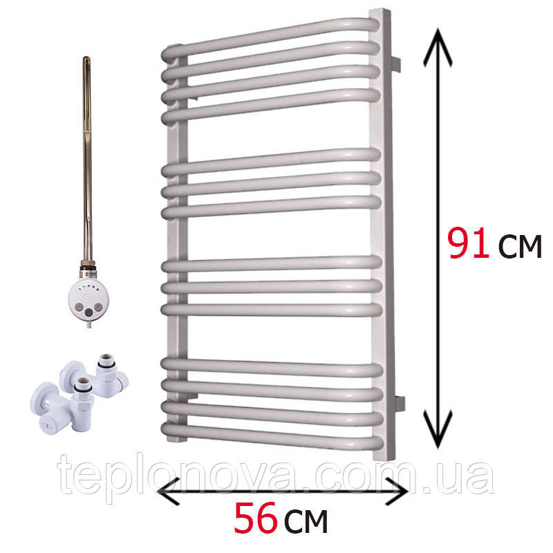 Комбінована рушникосушка біла 910х560 Terma Alina Чернівці - фото 1