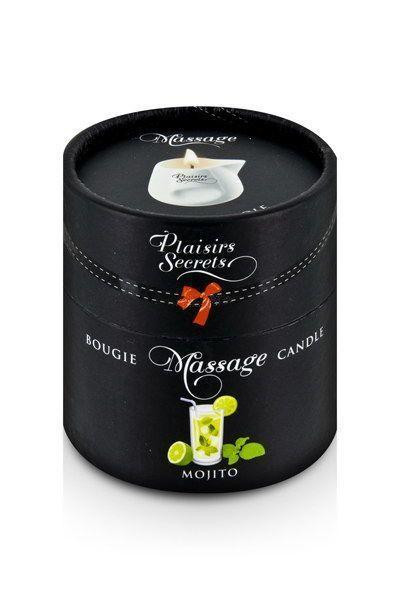 Массажная свеча Plaisirs Secrets Mojito (80 мл) подарочная упаковка, керамический сосуд Sex Aura Киев - изображение 3