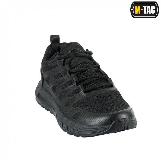 Тактичні чорні кросівки чоловічі M-TAC, армійські, дихаючі, для літа, служби і повсякденного використання Львів - фото 4