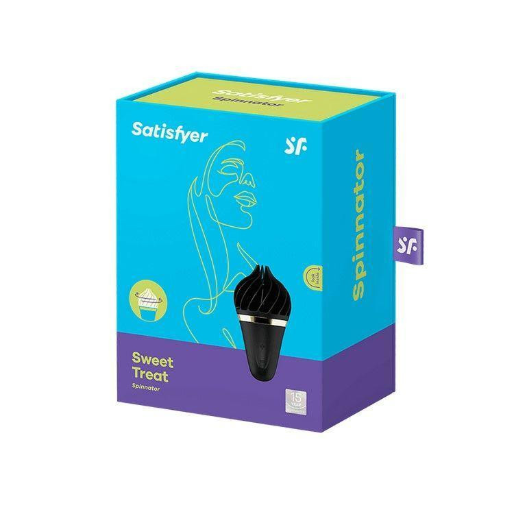 Морозиво-спінатор Satisfyer Lay-On - Sweet Treat Black/Gold, 10 режимів роботи, водонепроникний Sex Aura Київ - фото 2