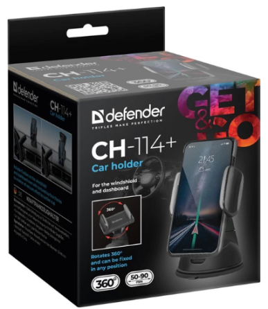 Автотримач Defender Car holder CH-114+ Black (29114) (6869957) Київ