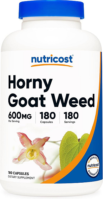 Horny Goat Weed , 600 mg , 180 Capsules Луцьк - фото 1