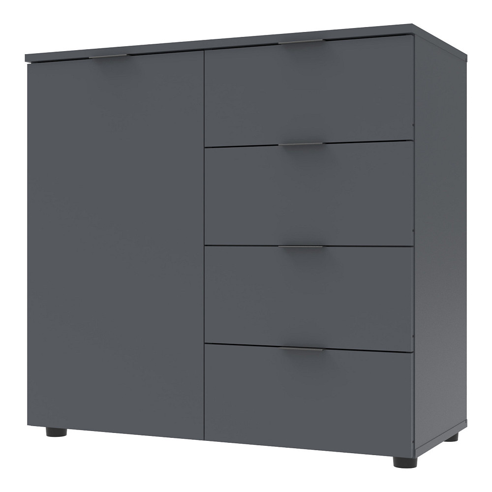 Комод в гостиную Doros Рон 1 80х38х81 см Графит (DRS-011293) Днепр - изображение 1