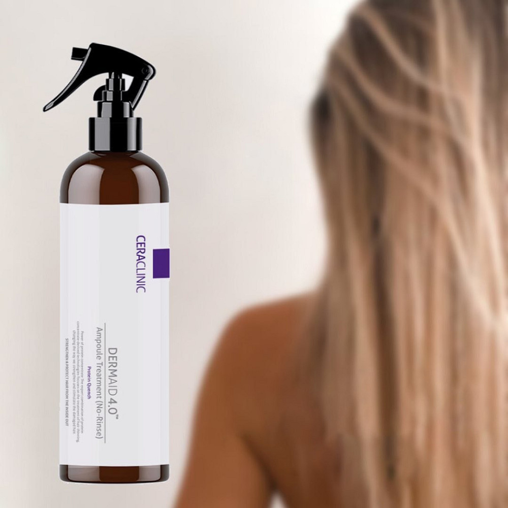 Спрей для волосся DERMAID 4.0 Ampoule Treatment No-Rinse Protein Quench Ceraclinic 200 мл Київ - фото 3