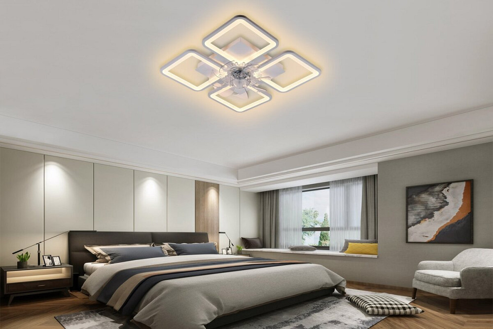 VALESO Стельовий світильник-вентилятор -Fan (Білий) Коломия - фото 2