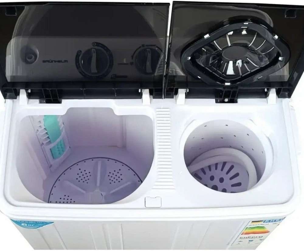 Стиральная машина напівавтомат 6кг стиралка з віджимом Grunhelm НОВІ. Київ - фото 1