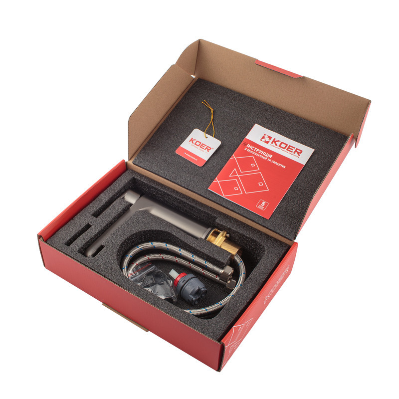 Смеситель для умывальника Koer KB-10030-07 (KR5426) качественный и надежный Харьков - изображение 8