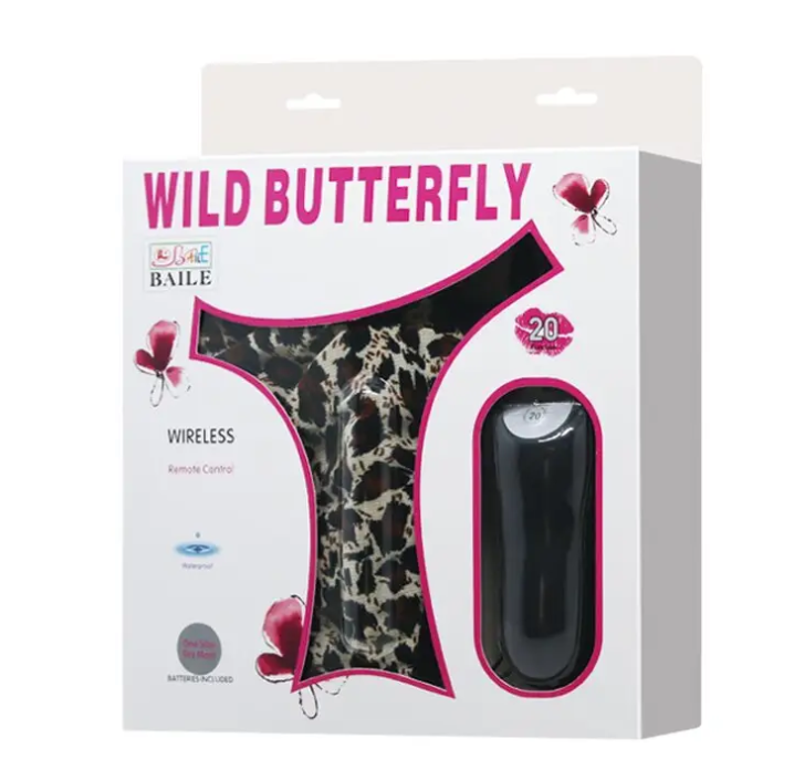 Вибростимулятор клитора с пультом д/у и стрингами Wild Butterfly Sex Aura Киев - изображение 8