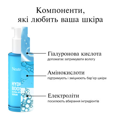 Сироватка для обличчя Neutrogena Hydro Boost Ультразволожувальна 30 мл (3574661774626) Вінниця - фото 7