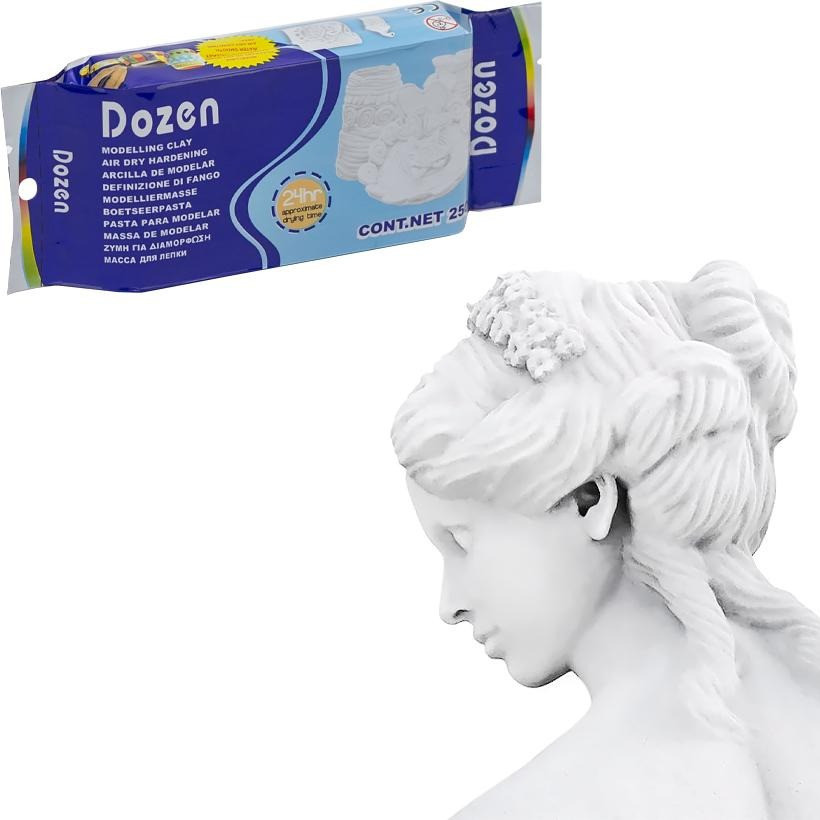 Пластилін для моделювання "Dozen" W250 білий 250 грам Вінниця - фото 1