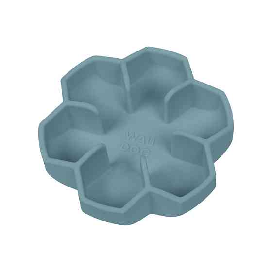 Миска для повільного харчування WAUDOG Silicone, 450 мл, сірий Київ
