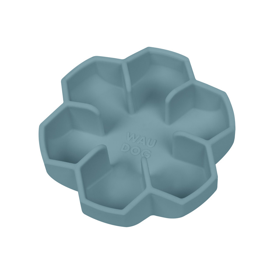 Миска для повільного харчування WAUDOG Silicone, 450 мл, сірий Київ - фото 5