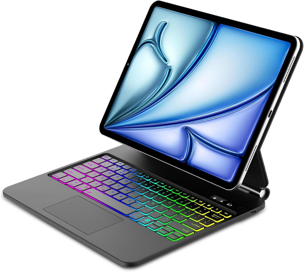 Magic Keyboard для iPad Air 13 (M3 2025, M2 2024) и iPad Pro 12.9 (3–6) Slim магнитная с трекпадом UK Киев - изображение 1