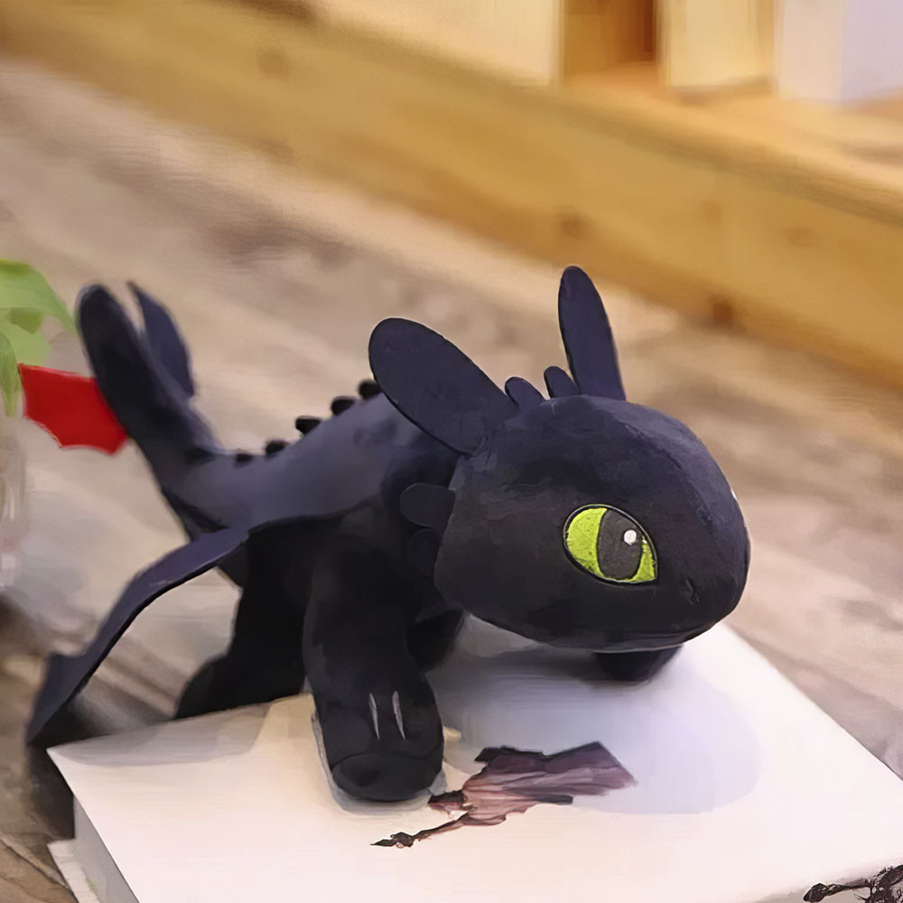 Мягкая игрушка на машину Дракон Беззубик на клейкой основе + карабин,20см / Плюшевая игрушка в машину SBR Киев - изображение 1