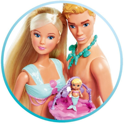 Кукла Simba набор Штеффи-беременная и Кевин Семья русалок с малышом, аксессуары (5733524) Винница - изображение 3