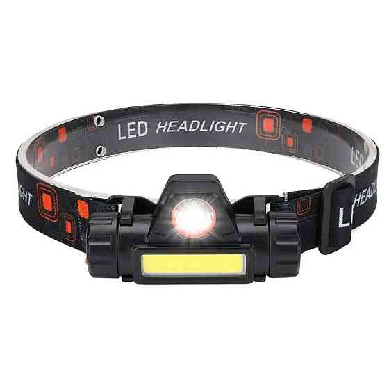 Ліхтарик налобний акумуляторний 1200мАгод XPE+COB AC Prof OPL1314 Київ