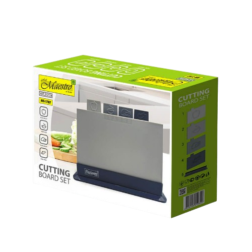 Набір дошок кухонних (4 дошки + підставка) пластик MR-1787 Maestro Житомир - изображение 5