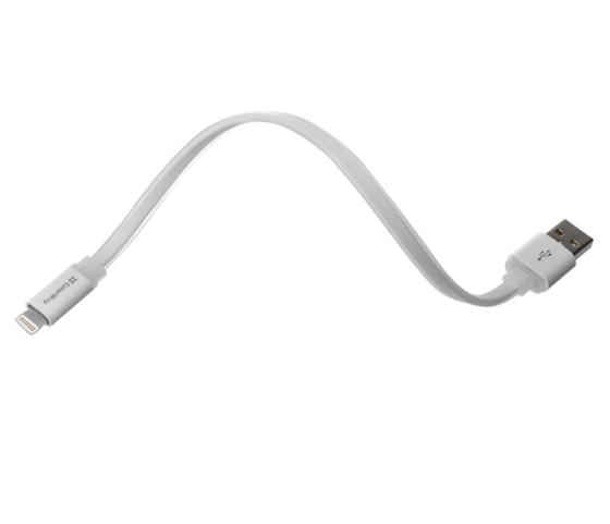 Кабель USB Lightning ColorWay CW-CBUM-LM25W 2,4A 0,25м білий Житомир