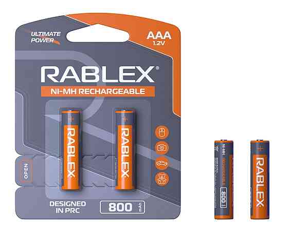 Акумулятор Rablex HR3/AAA Ni-MH 800mAh 1.2V 1 шт. Дніпро