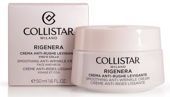 Разглаживающий крем для лица и шеи Collistar Rigenera Crema Anti-Rughe Levigante 50ml Славянск