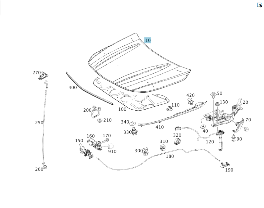 Mercedes-Benz  A1178800057 Капот CLA Shooting Brake X117 CLA C117 Одеса - фото 1