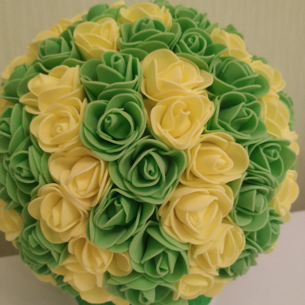 Світильник-нічник "Букет жовто-салатових троянд" Дніпро - фото 10