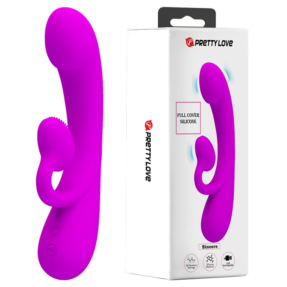 Вибратор PRETTY LOVE - FULL COVER SILICONE Sex Aura Киев - изображение 1