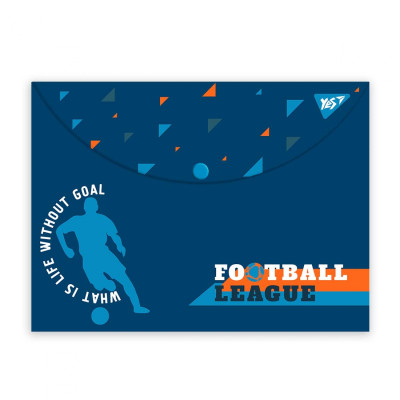 Папка - конверт Yes на кнопке А4 Football (492027) Винница - изображение 1