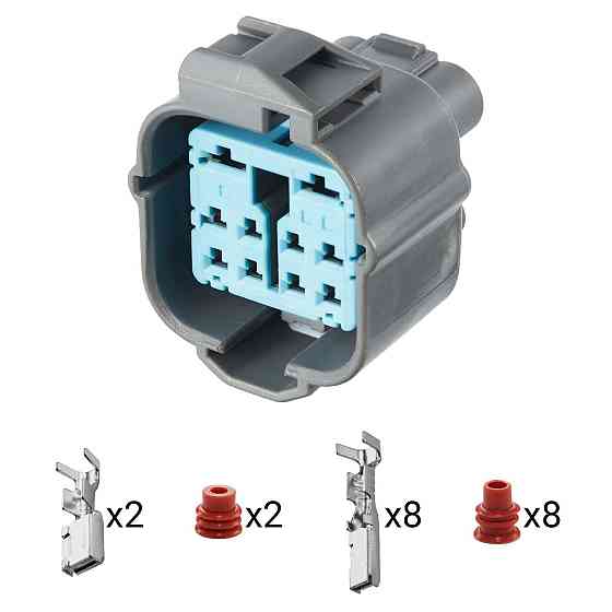 Роз'єм конектор 10-кон., 6189-0555, 6918-1267, SUMITOMO Японія універс., Моторний Acura, Honda Київ