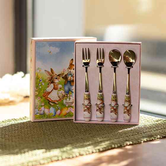 Набір столових приборів Rabbit Family 4 предмети на 2 персони HP-7323-12 Коломия