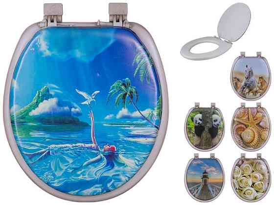 Сидение для унитаза Vanna Lux мягкое бежевое. Харьков