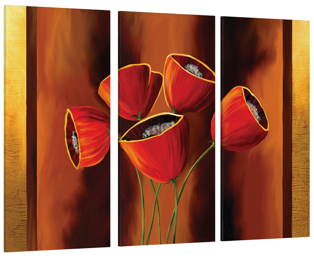 Модульная картина Абстракция Маки Art-151_XXL 53x100 см Киев - изображение 1