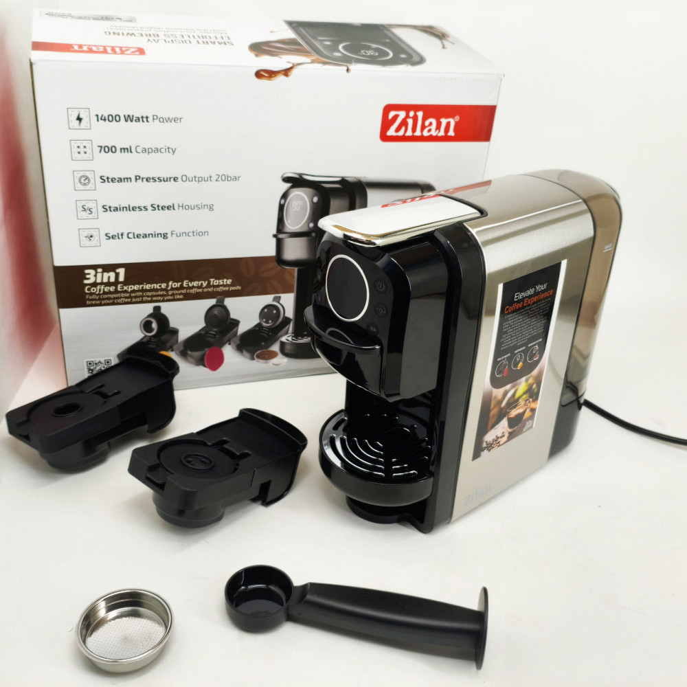Кофемашина капсульная Zilan ZLN2846 20 Bar 700мл 1400Вт сенсорная ZE-22 Львов - изображение 3