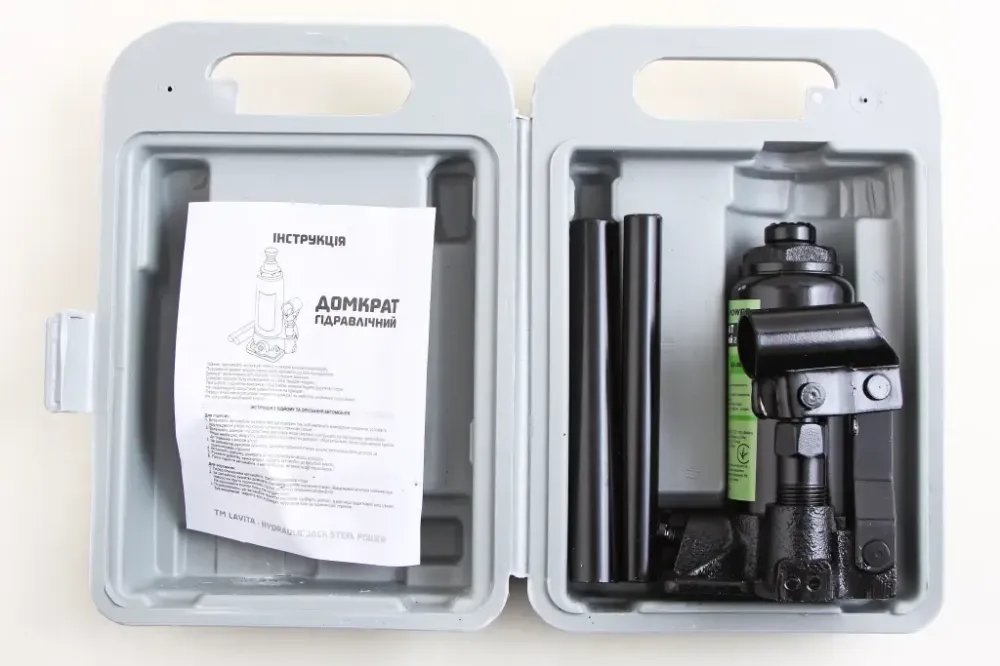 Домкрат гідравлічний 2 т 150-280м пласт. уп. Steel Power Вінниця - фото 3