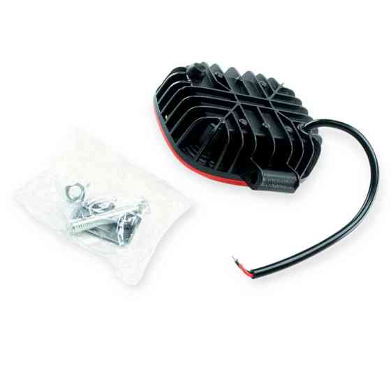 Фара LED прямоугольная 120х95х50 (Д В Ш) 30W Red Optimal-L дополнительная Мукачево