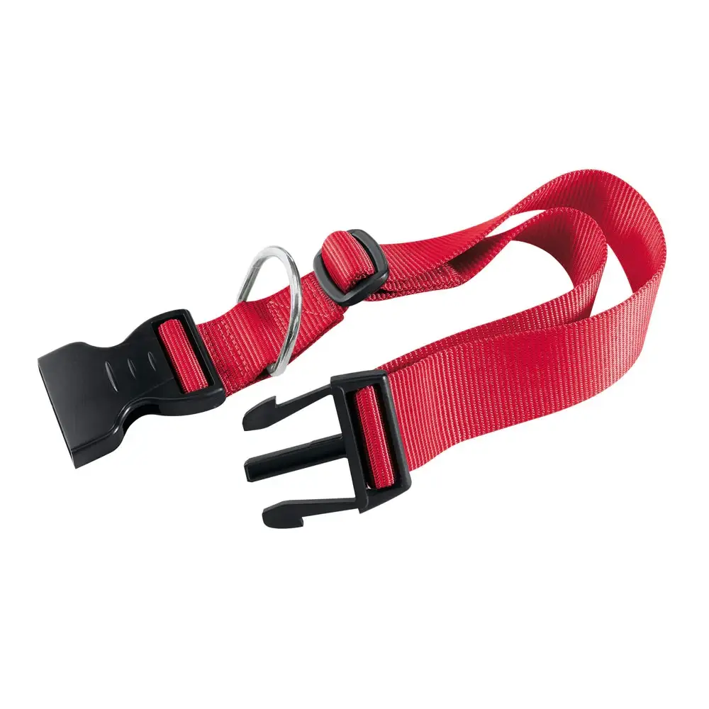 Нейлоновий нашийник для собак Ferplast Club C (Ферпласт Клуб С) С20/56 - A: 36-56 cm B: 20 mm, Червоний Запоріжжя - фото 1