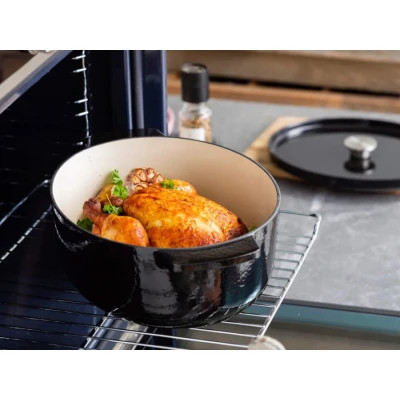 Гусятниця KitchenAid Cast Iron 30 см 5,6 л Чорна (CC006064-001) Вінниця - фото 5