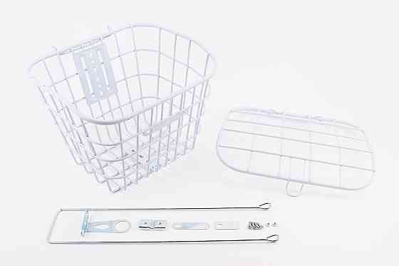 Кошик багажний передній 28" з кришкою, білий YZ-061 (можливі подряпини, сколи, дефекти фарбування) Київ