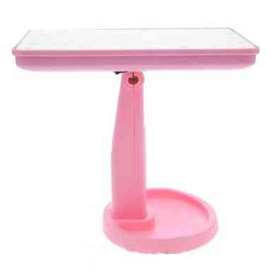 Столикове дзеркало з підсвіткою Large 16 LED Mirror 5308, рожеве. Вінниця