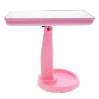 Столикове дзеркало з підсвіткою Large 16 LED Mirror 5308, рожеве. Вінниця - фото 6