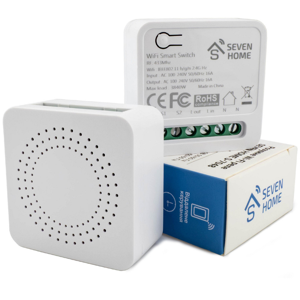 Розумне Wi-Fi реле SEVEN HOME S-7048 Київ - фото 11