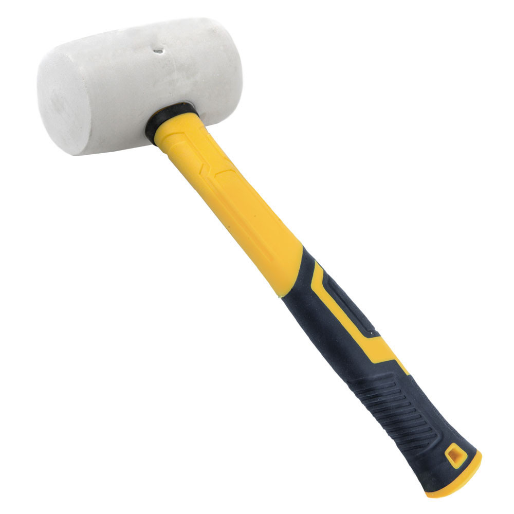 Sigma Киянка резиновая белая 680г фиберглассовая рукоятка SIGMA (4317311) Коломия - фото 6