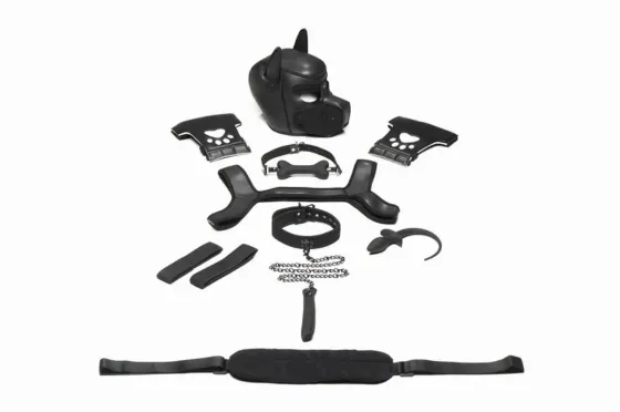 Набір BDSM цуценя Master Series Luxury Pup Arsenal Set - Black Львів