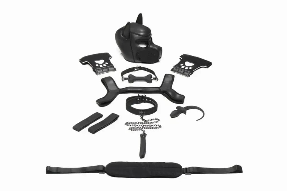 Набір BDSM цуценя Master Series Luxury Pup Arsenal Set - Black Львов - изображение 2