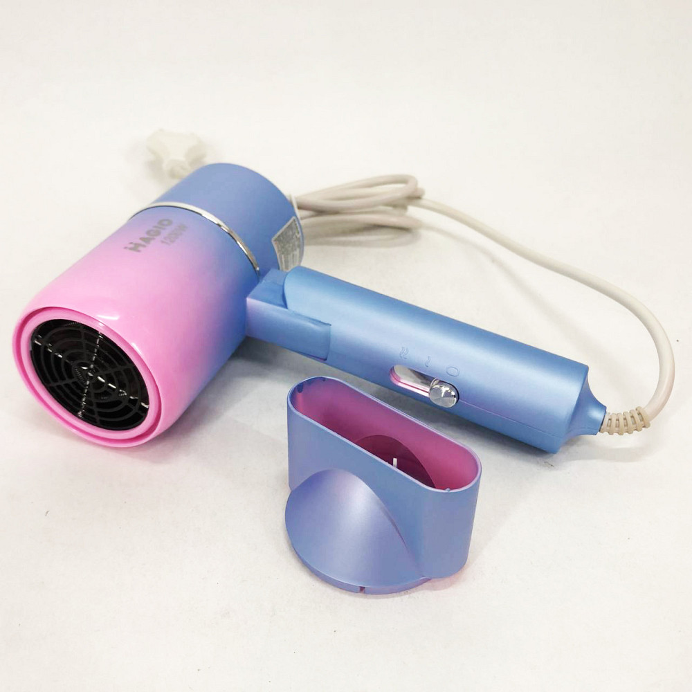 Дорожній фен для волосся MAGIO MG-167, Легкий професійний фен Електричний для сушіння волосся OQ-39 Львів - фото 8