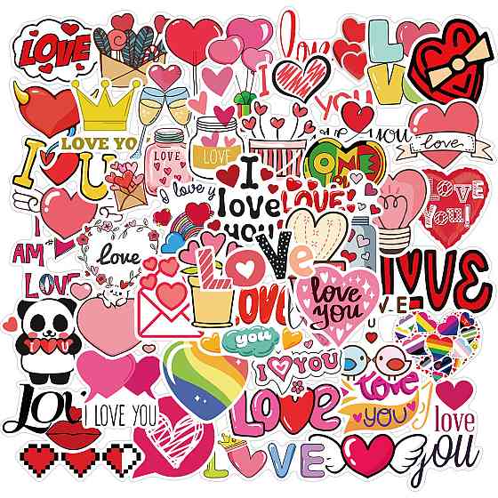 Набір вінілових наклейок Love Запоріжжя