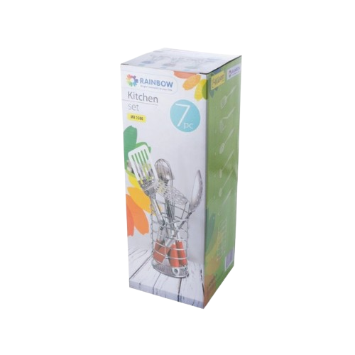 Набір кухонного приладдя Rainbow 7 предметів:(6шт + підставка) MR-1500 Maestro Житомир - изображение 8
