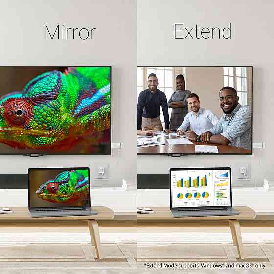Бездротовий адаптер дисплея ScreenCast J5create 4K до 15 м (JVAW76-N) ( 10313 ) Харків
